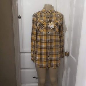 Match Mustard flannel for women